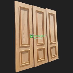 Pintu Kamar Minimalis Elegan Model Sepanjang Masa Panel Solid Tanpa Sambung