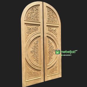 Pintu Model Lengkung Elegan Mewah Khas Ukir Jepara