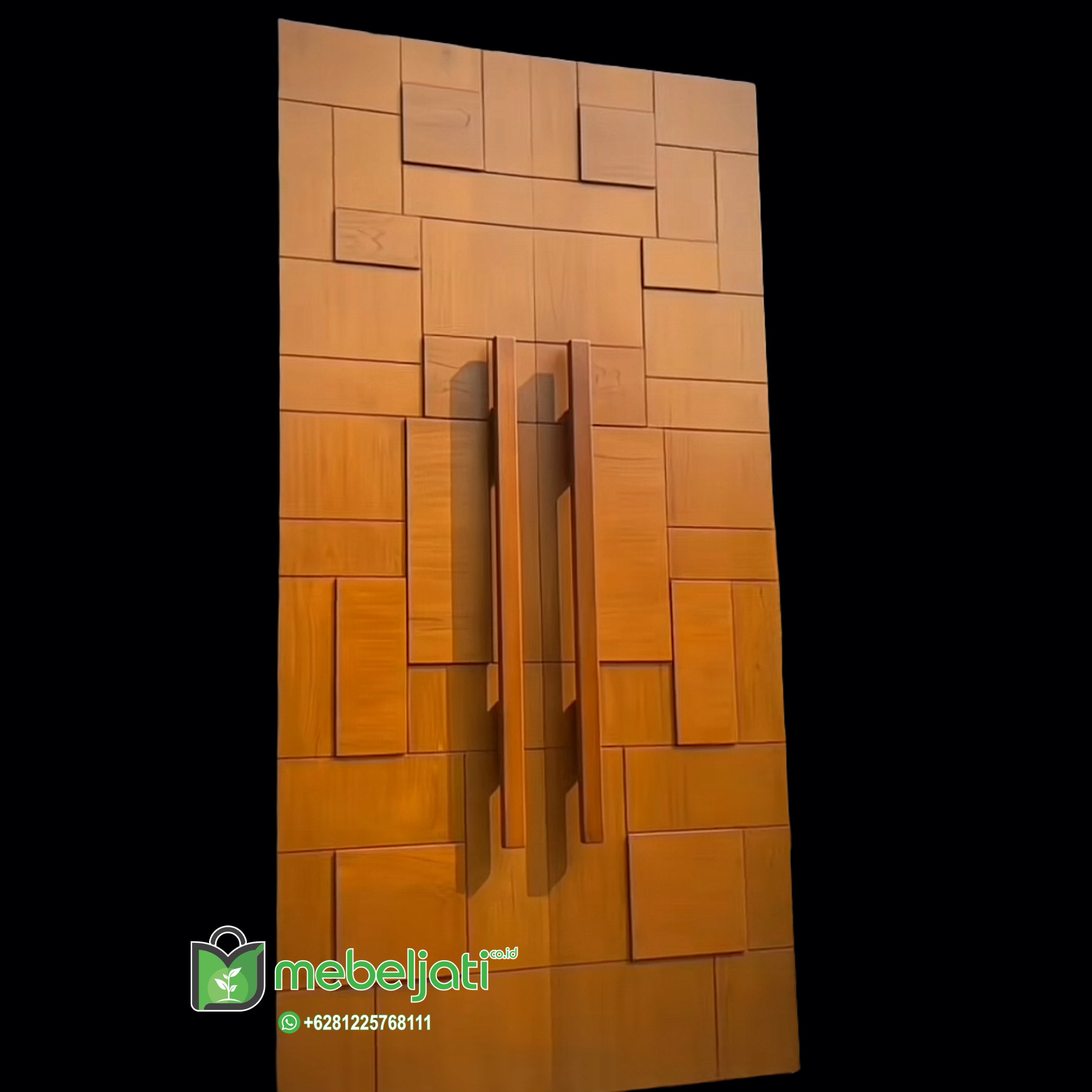 Model Pintu Kayu Jati Minimalis Simple Mewah Terbaru